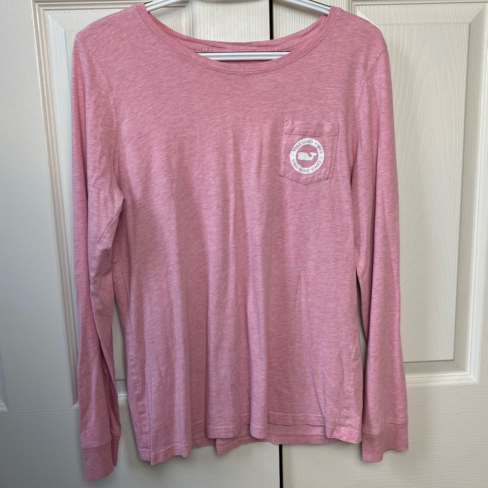 Vineyard Vines Pink Long Sleeve Tee